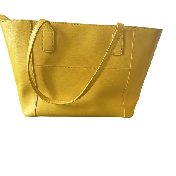 RARE Ralph Lauren Yellow Tote - Picture 5 of 10